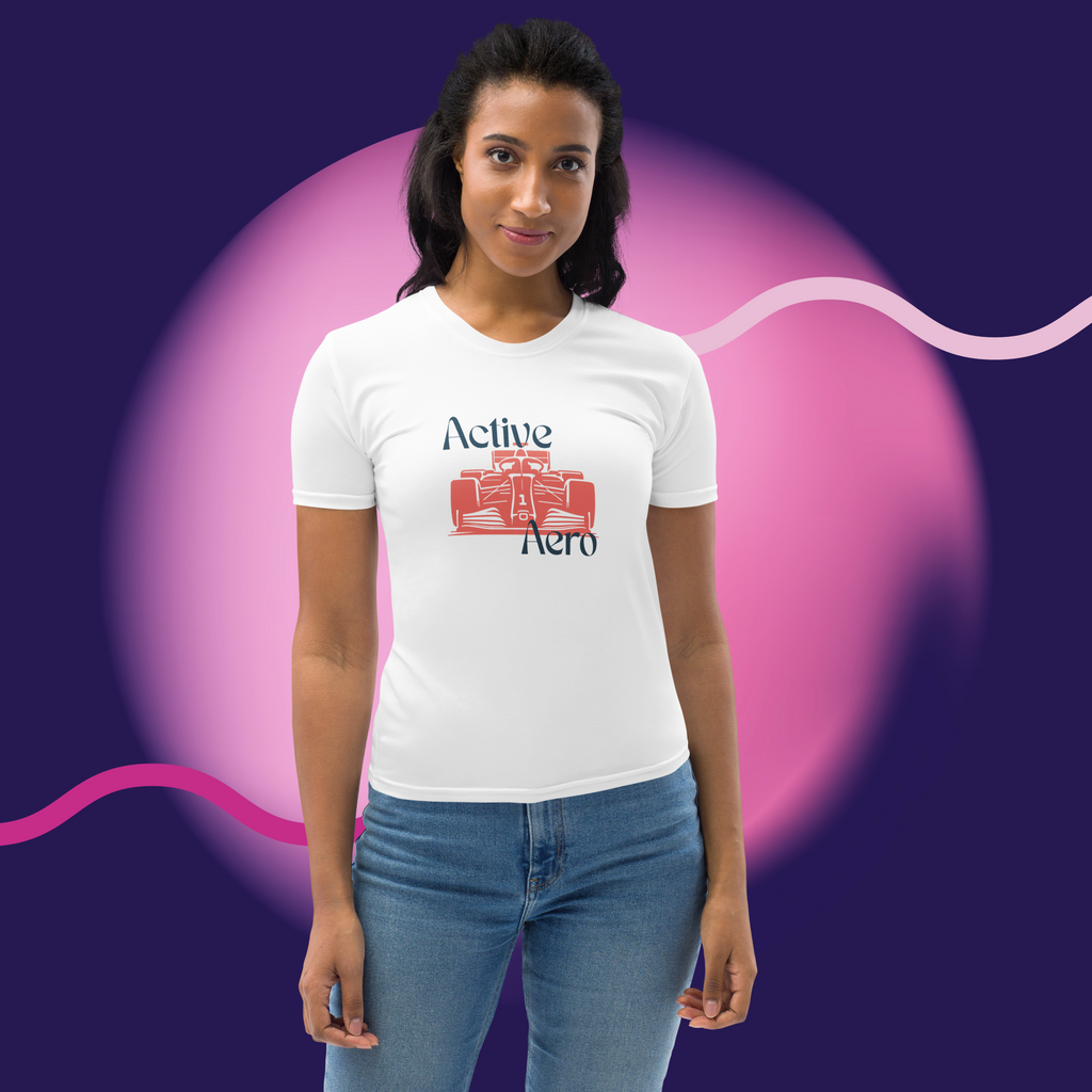Active Aero Racing Car Women's T-shirt