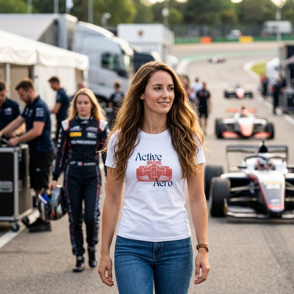 Active Aero Racing Car Women's T-shirt