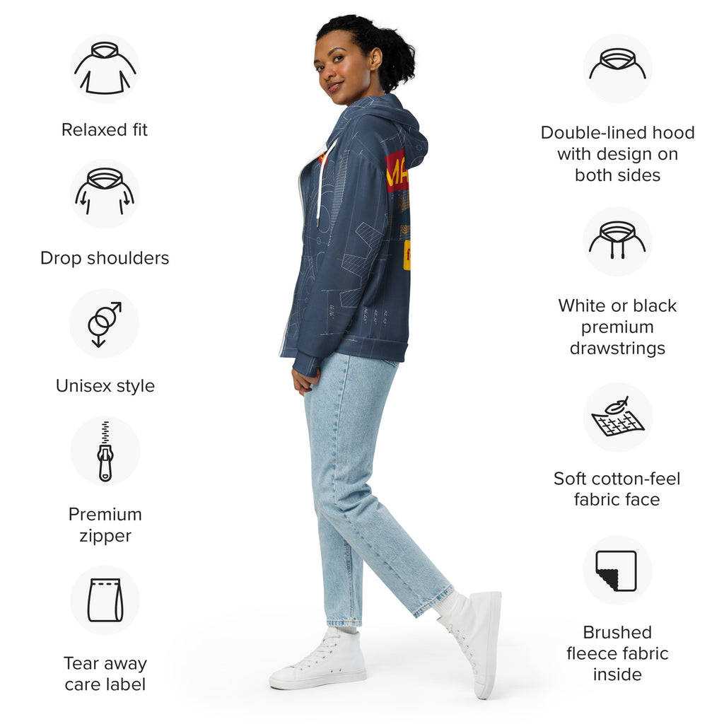 MAD For Speed All-over print Zip Hoodie — Madrid 2026 Special Edition