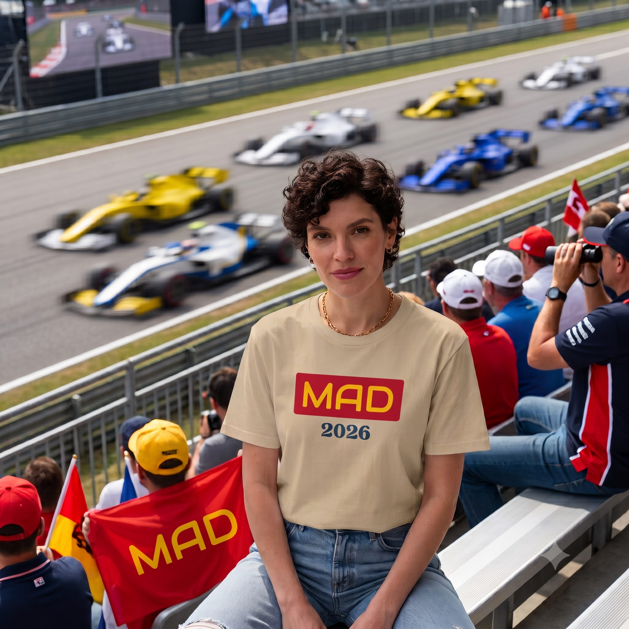 MAD For Speed Graphic Oversized T-Shirt — Madrid 2026 Special Edition