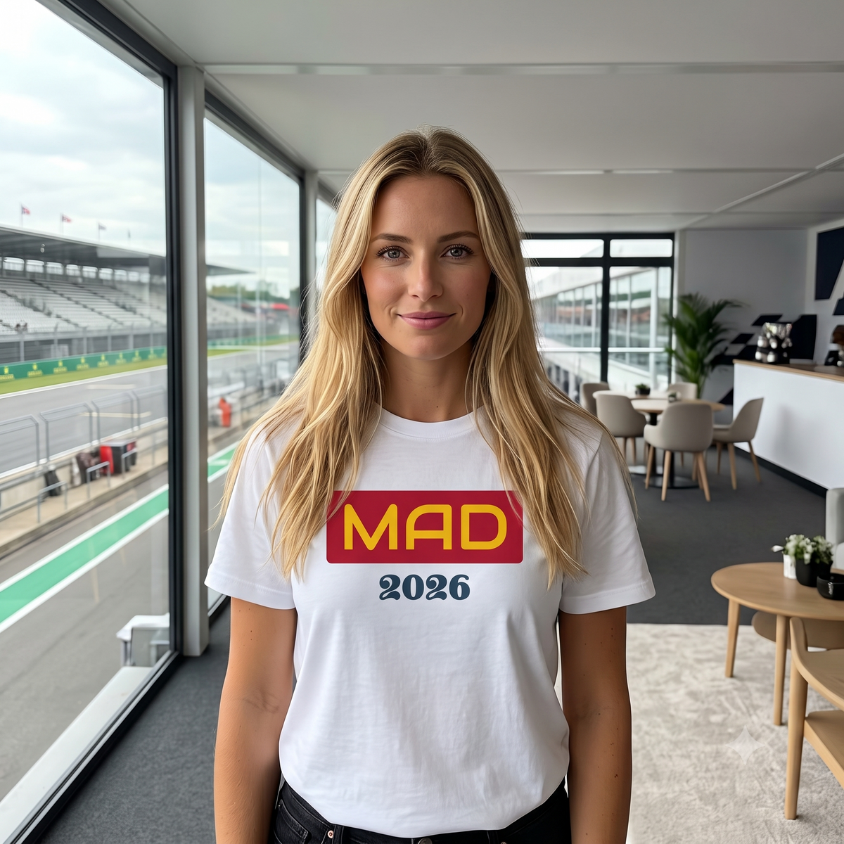 MAD For Speed Graphic Oversized T-Shirt — Madrid 2026 Special Edition