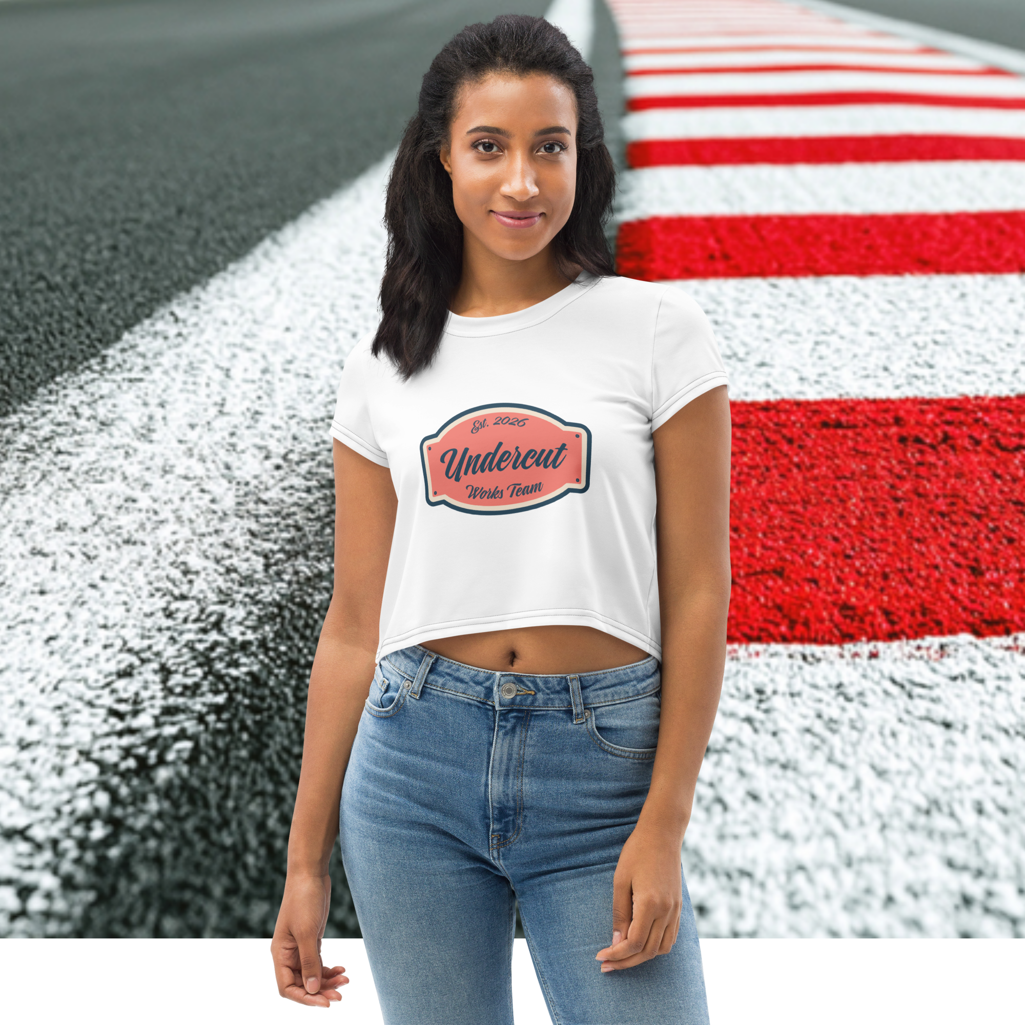 Undercut Works Team Crop Tee