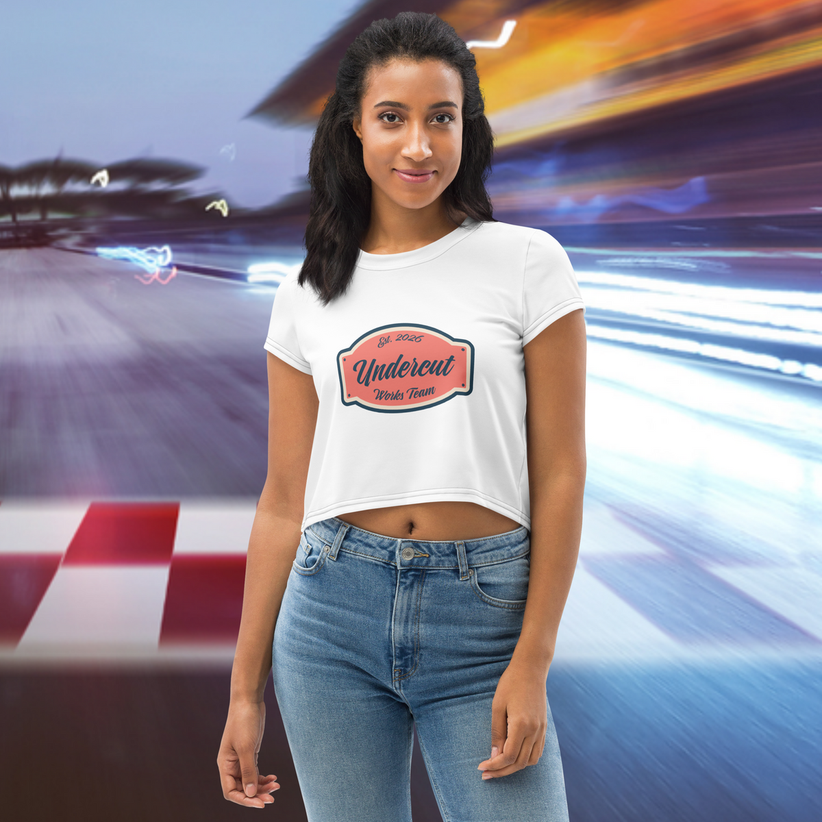 Undercut Works Team Crop Tee